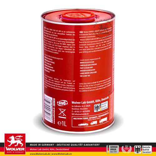 Nhớt hộp số Wolver ATF 8HP 1L